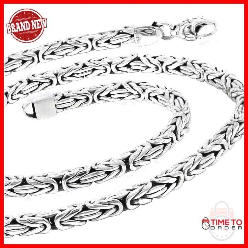 Sterling Silver Woven Rope Necklace, Lobster Clasp, Multiple Lengths